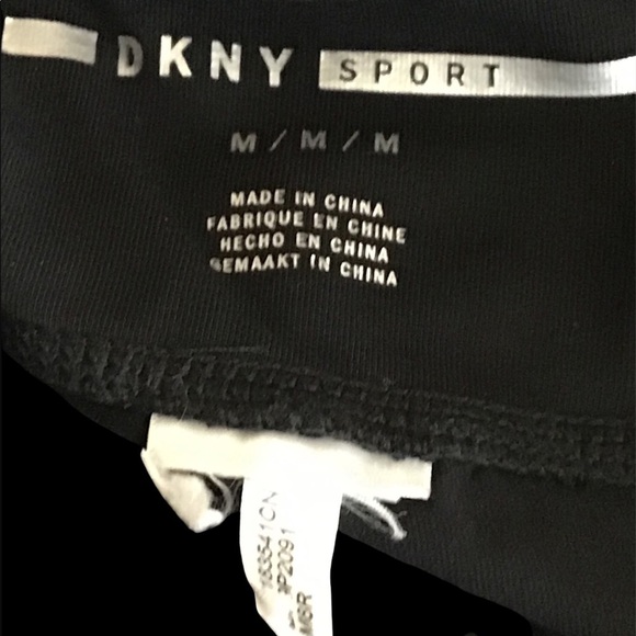 DKNY Sport Logo Athletic Leggings , M, EUC - Picture 5 of 5